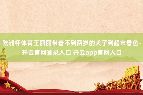 欧洲杯体育王丽丽带着不到两岁的犬子到超市看鱼-开云官网登录入口 开云app官网入口